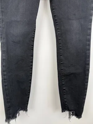 Good American Jeans Skinny Ankle Black Stretch Denim Low Rise Pants 8/29 thumbnail 3