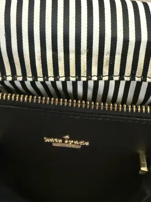 Kate Spade New York Black Saffiano Leather Dome Crossbody Satchel EUC Bag thumbnail 5