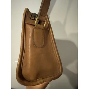 Vintage COACH NYC New York Legacy‎ British Tan Leather Shoulder Bag Purse USA thumbnail 6