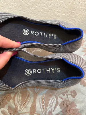Rothy's The Point Cloud Grey Size 10 Womens Flats Retired Color thumbnail 11