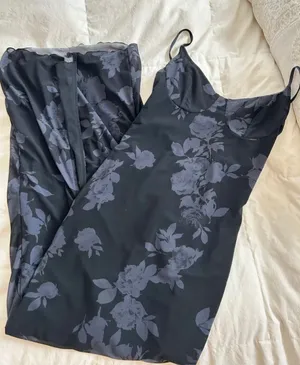 White fox maxi dress thumbnail 1