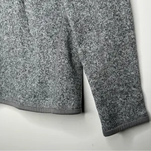 Patagonia Women's Better Sweater 1/4-Zip Fleece Pullover Light Gray Small thumbnail 5
