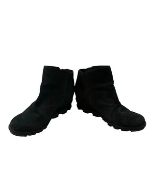 Sorel Joan of Arctic Wedge II Chelsea Boots Women’s Size 9.5 Black Suede Leather thumbnail 10