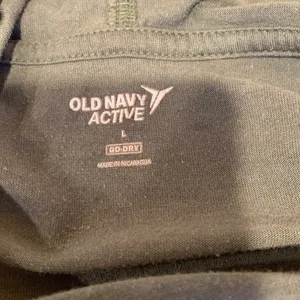 Old Navy Women’s Large Gray Olive Green Long Sleeve Hoodie Top Hooded T-Shirt thumbnail 4