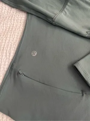 Lululemon Women's Rulu Gathered-Waist Longsleeve Running Top Size Small Athletic thumbnail 5