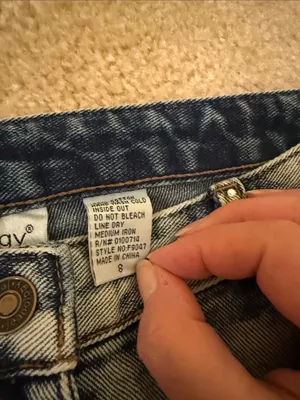 Women’s Light Blue Embellished Jeans by Jeanology vintage thumbnail 4