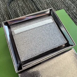 Kate Spade Card Holder Kenzie Metallic Saffiano Lunar NWT Bag Sparkle Silver thumbnail 4