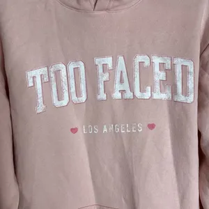 Too faced make up ladies‎ pullover hoodie cozy soft sweater size medium thumbnail 2