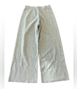 GC Fontana Cashmere Silk Wool Blend Wide Leg Pull On Cropped Knit Pants thumbnail 1