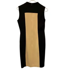 Calvin Klein Black/Tan Sleeveless Dress thumbnail 4