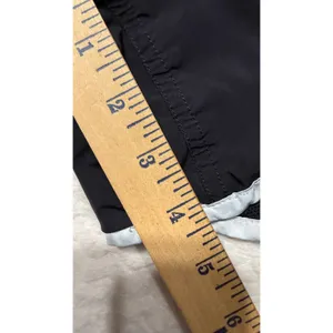Nike Sportswear Womens Black Running Shorts Grey Trim Size M 8-10 vintage thumbnail 6