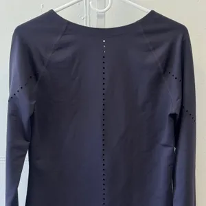Nike Pro HyperWarm Women's Running‎ Long Sleeve Top Dark Purple Medium Athletic thumbnail 6