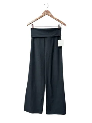 Beyond Yoga Spacedye Foldover Space Dye Wide Leg Pants Darkest Night XS NEW NWT thumbnail 2