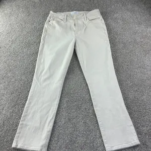 Frame Le High‎ Straight Jeans Women 27 White High Rise Denim Designer Denim thumbnail 9