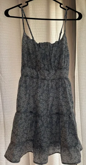 Blue And White Floral Sundress thumbnail 3
