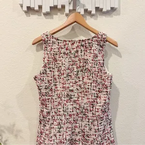 En Saison Everleigh Tweed Metallic Mini Dress in Ecru Multi Size Small NWT thumbnail 7