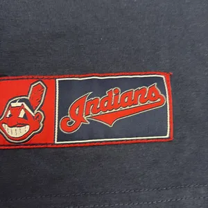 Lee Blue & Red Cleveland Indians Short Sleeve 100% Cotton Women's T-Shirt Size M thumbnail 5