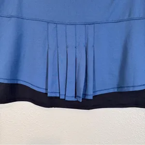Lucky In Love Blue Black Mini Tennis Skort Skirt Womens L Golf Athletic Gorpcore thumbnail 7