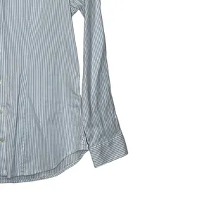 Southern Tide Shirt Size 4‎ Blue White Striped Cotton Stretch Blend Womens LS thumbnail 3