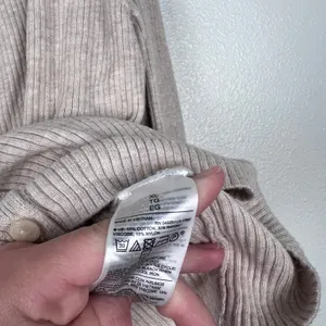 Old Navy Women's Long Sleeve Button Front Cardigan Sz XL‎ Cream thumbnail 5
