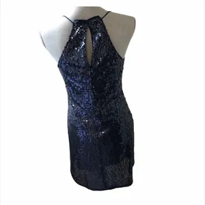 ✨ Express Navy Blue Sequin Cami Mini Dress ✨ thumbnail 4