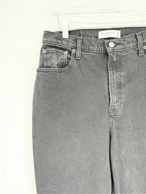 Abercrombie & Fitch 90s Straight Ultra High Rise Curve Love Distressed Jeans 29 thumbnail 5