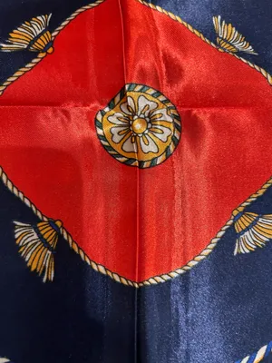Vintage Regal Carriage&Horse EQUESTRIAN oversized square Silk Scarf 35/35 thumbnail 13