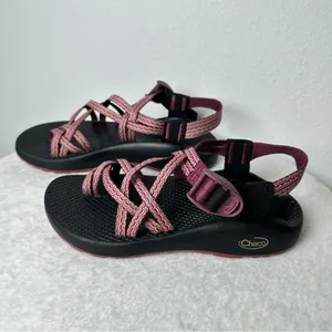 Chaco ZX/2 Sport Sandals Women's 6 Pink Wave Print J105500 hiking water thumbnail 2
