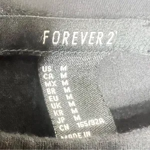 Forever 21 Black Short Sleeve Bodysuit Size Medium thumbnail 6