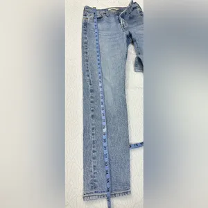 Levi's Premium Wedgie jeans button fly high waist size 26 thumbnail 10