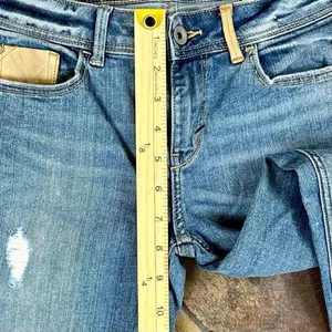 Zara Z1975 Distressed Ripped Skinny Denim Jean 4 thumbnail 6