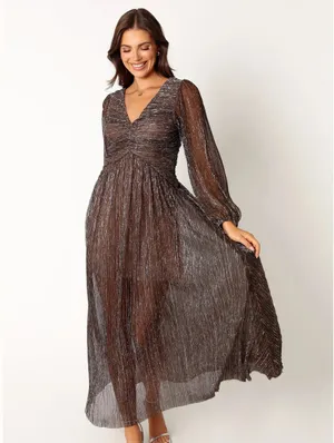 Petal and Pup Long Sleeve Midi Dress thumbnail 2