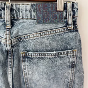 Free People We The Free My Own Lane Straight‎ Jeans Acid Wash Distressed Size 25 thumbnail 7