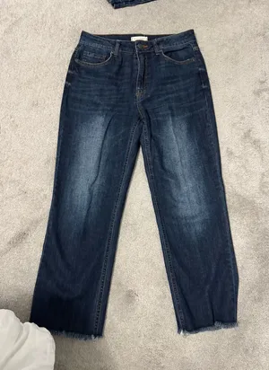 Harper Heritage Jeans High-Rise Straight Francesca's thumbnail 1