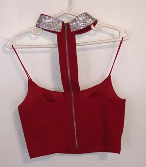 ENTRY Red Two Piece Rhinestone Set Size Small thumbnail 3