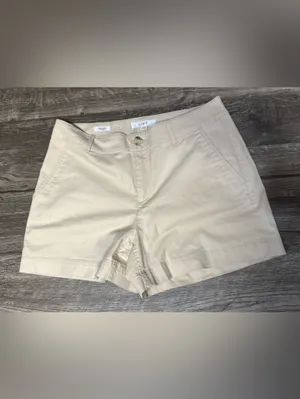 LOFT Monroe Curvy 4” Chino Shorts Beige Size 6 Women’s Classic Summer thumbnail 2