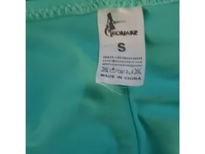 Bikini Bottoms and Sarong Wrap Size Small Blue thumbnail 5