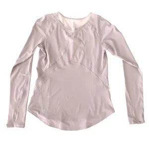 Size 4 Lululemon Sculpt Long Sleeve Powdered Mauve Top thumbnail 4