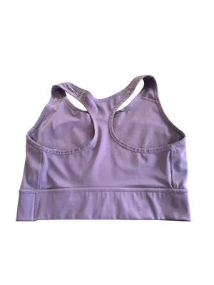 Nike Purple Dri Fit Pull Over Racerback Sports Bra Sz XL No Pads thumbnail 3