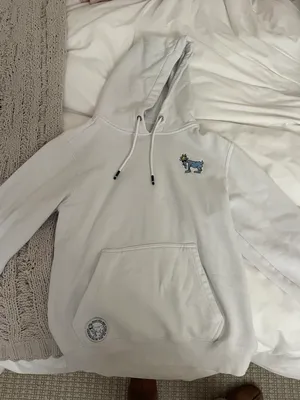 Goat hoodie White Size XS thumbnail 1