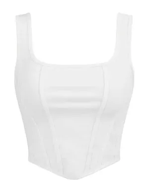 SHEIN MOD Solid Scoop Neck Tank Top in White, Size M​​​​​​​ thumbnail 1