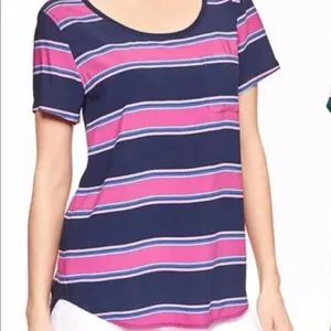 Gap women’s large striped crew‎ tee Blouse thumbnail 2