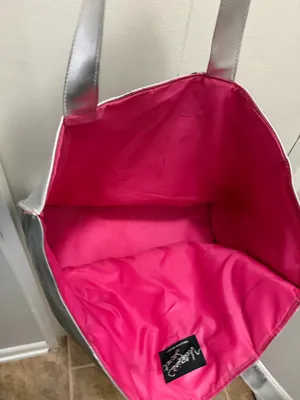 Victoria's Secret Vinyl Supermodel Tote- Heidi Klum Rare thumbnail 4