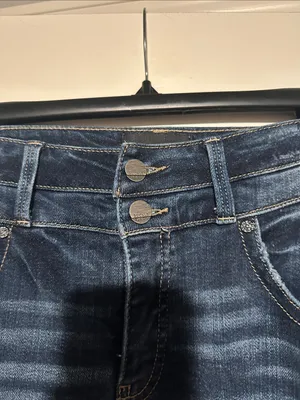 Buckle Black Dark Blue Distressed Skinny Jeans thumbnail 3