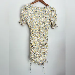 Bardot Dress Cindy Sweetheart Neck Yellow Floral XS 4 thumbnail 5