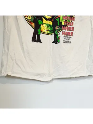 NEW Pink Floyd UFO Raw Hem Short Sleeve T-Shirt - Size: Small thumbnail 5