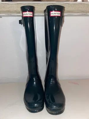 Hunter Green Boots thumbnail 2