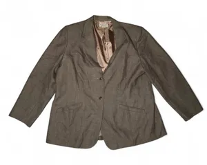 Pendleton Blazer Jacket Brown 18W Wool Blend‎ Classic Professional Work Office thumbnail 1