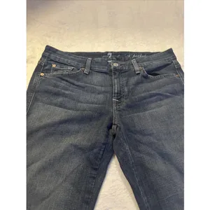 7 FOR ALL MANKIND Women jeans A Pocket Stretch Flare Mid Rise sz 31 thumbnail 10