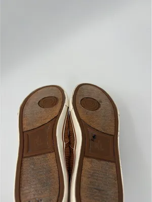 RLL Lauren Ralph Lauren Janis Woman’s 8 Brown Woven Slip-On Shoes thumbnail 7